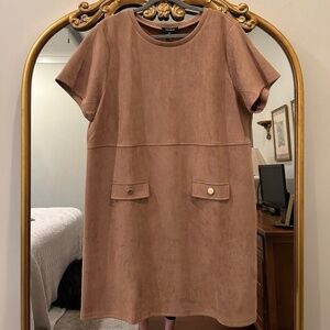 Suede Dress